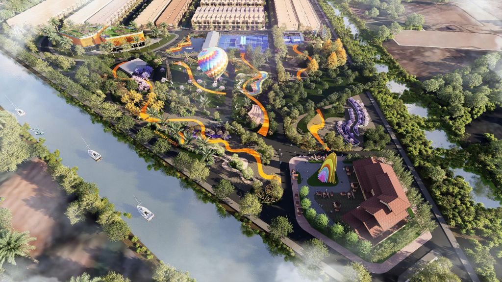 Công viên cây xanh - Khu vui chơi thể thao